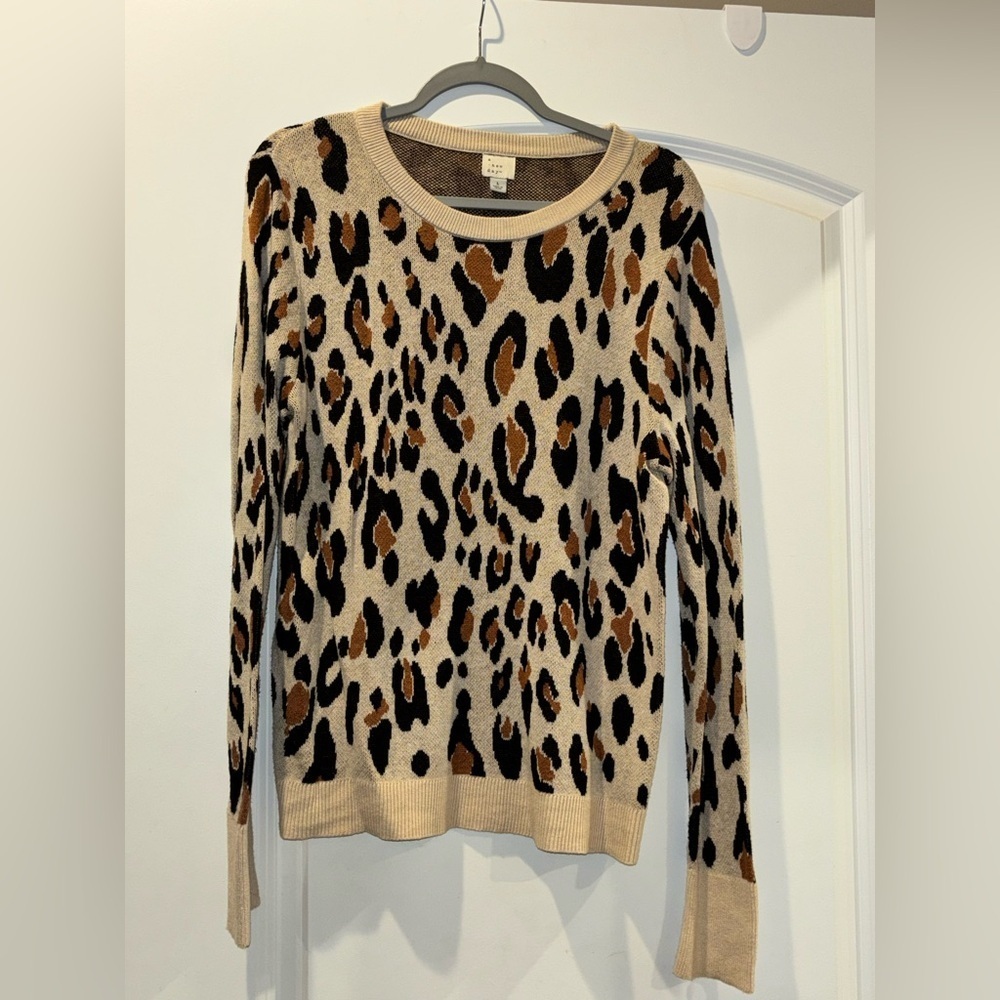 A New Day Leopard Print Sweater